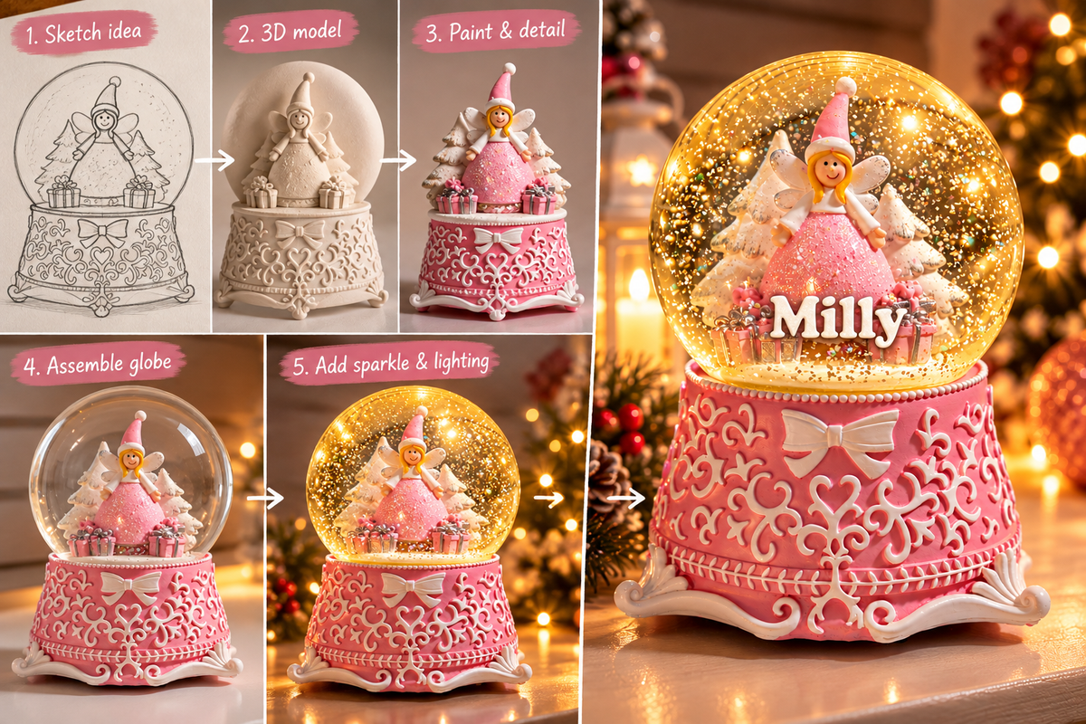 Musical Fairy Snow Globe