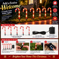 Candy Cane Stake Lights 5pk