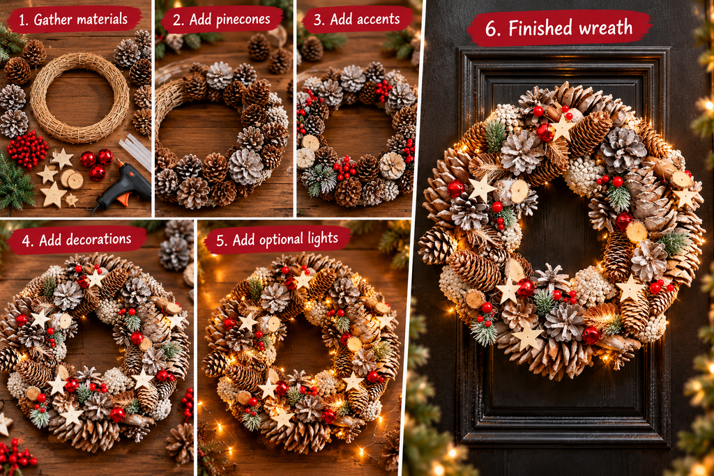 Handcrafted Wreath - Frost