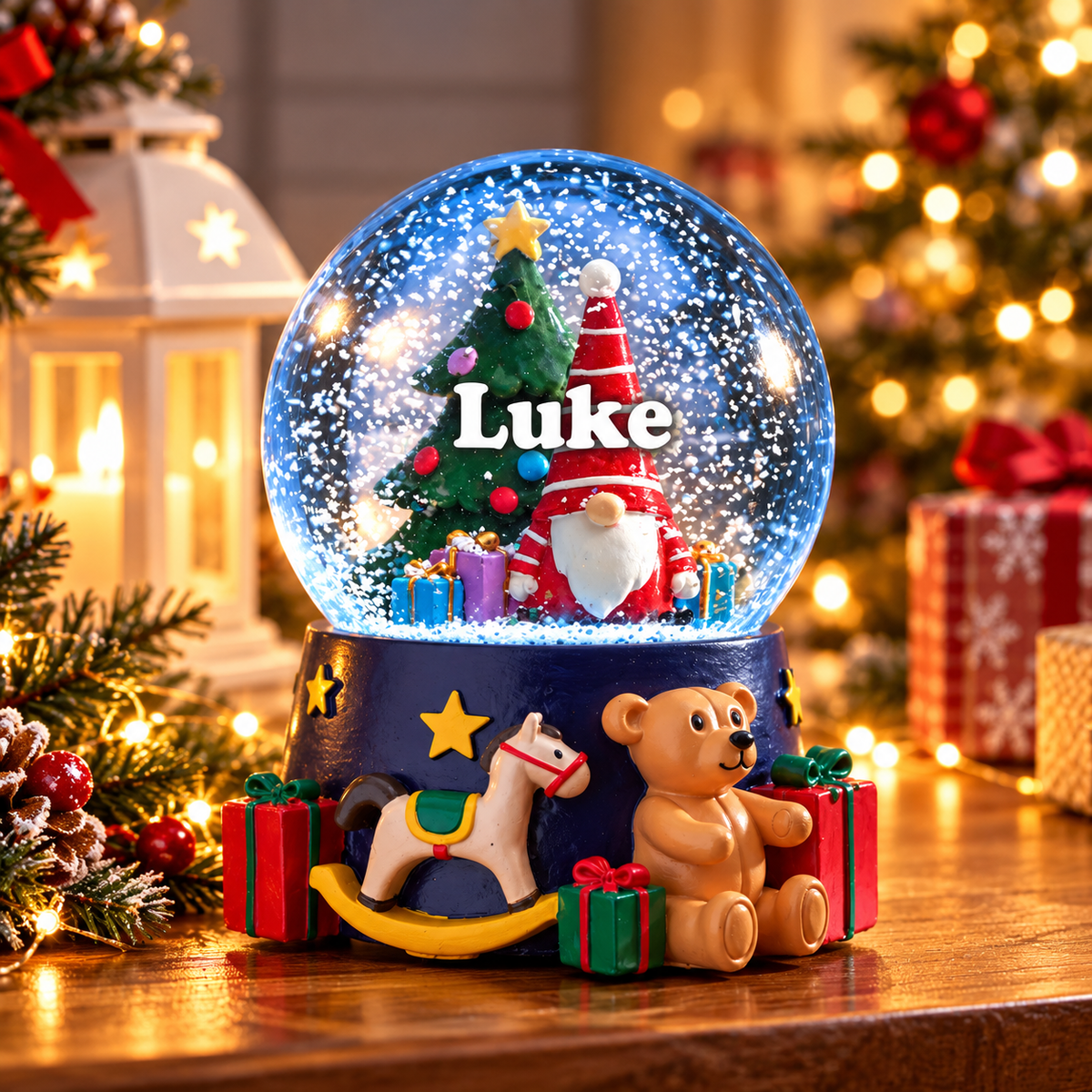 Musical Gonk Snow Globe