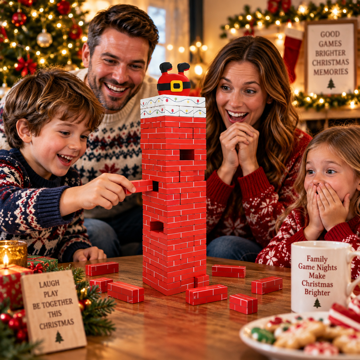 Father Christmas Chimney Tumble Game
