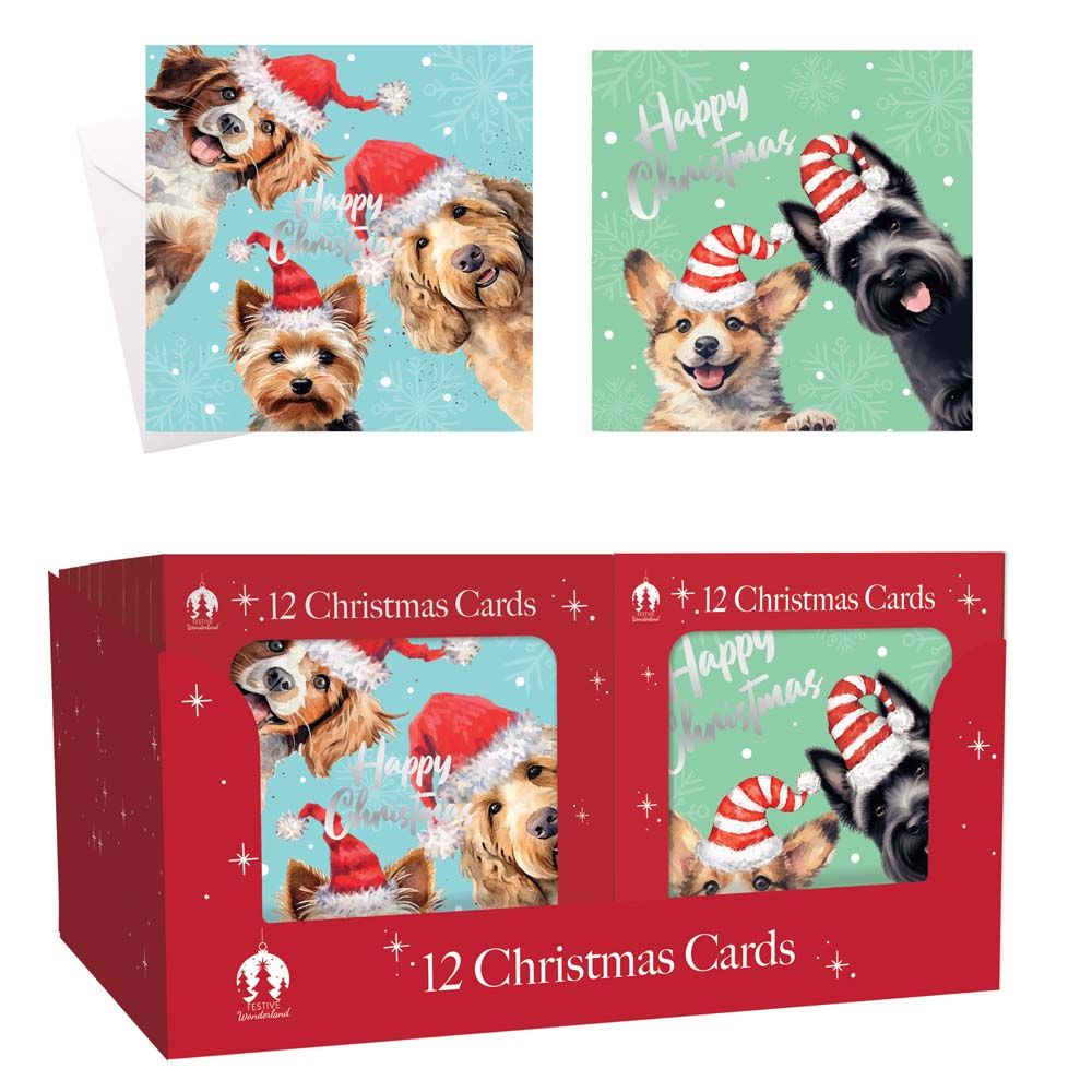 Cheeky dogs xmas cards