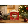 Pom Pom  Festive Tealight Holder - Cow