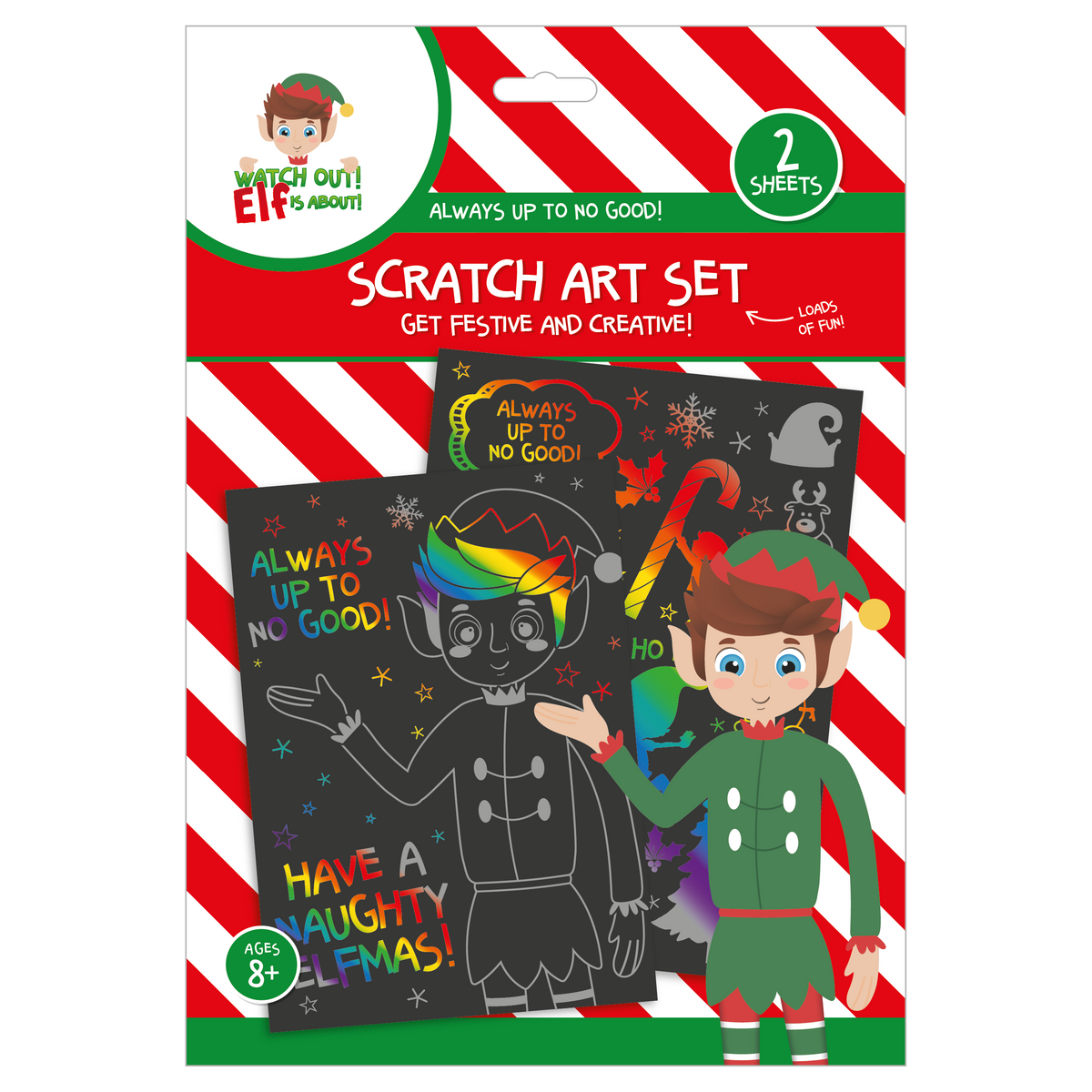 Elf Scratch Art Set